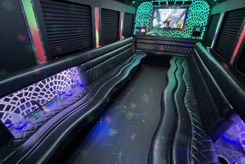 Joliet Limo Bus Interior
