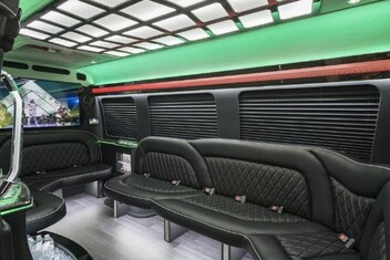 Joliet Sprinter Party Bus Interior